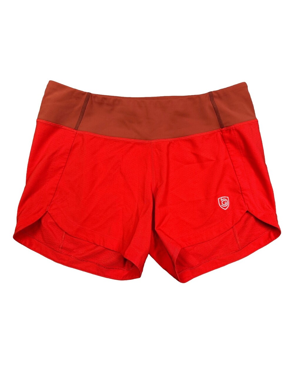 Goal Five Fast & Free Women's M Poppy Cinnabar Red Workout Running Shorts 4.5"